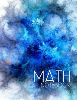 Paperback Math Notebook: Grid Paper Notebook, Great For Math And Science, Beautiful Fractal Design Book