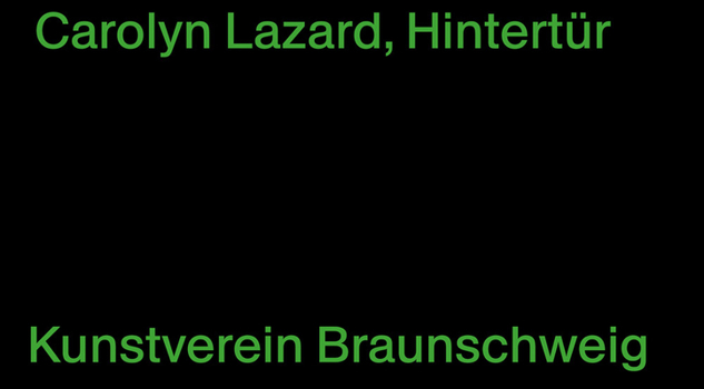 Paperback Carolyn Lazard: Hintertür Book