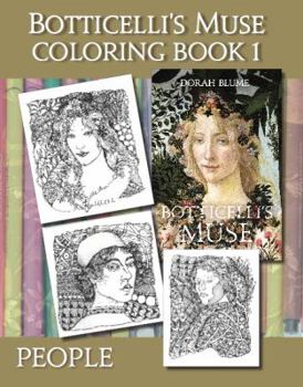 Paperback Botticelli's Muse Coloring Book 1: People Book