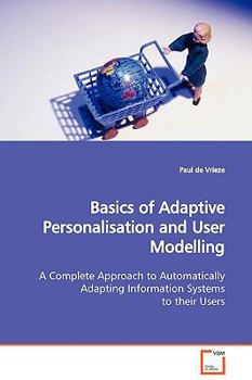 Paperback Basics of Adaptive Personalisation and User Modelling [German] Book