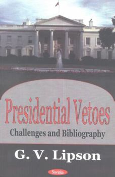 Hardcover Presidential Vetoes Book