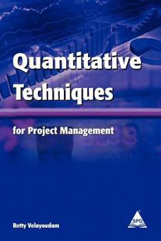 Paperback Quantitative Techniques for Project Management Book