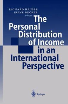 Paperback The Personal Distribution of Income in an International Perspective Book