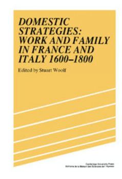 Domestic Strategies: Work and Family in France and Italy, 1600-1800 (Studies in Modern Capitalism) - Book  of the Studies in Modern Capitalism