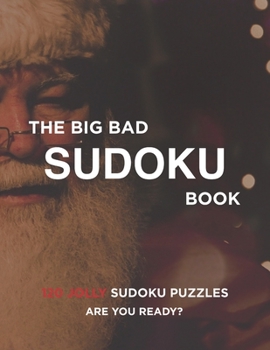 Paperback The Big Bad Sudoku Book: Christmas Edition [Large Print] Book