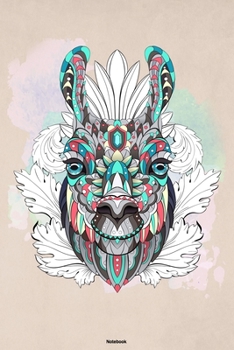 Notebook: Llama Polygon Animal Journal Abstract Geometric Pattern Composition Book Colorful Shapes Gift