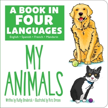 Board book A Book in Four Languages: My Animals Book