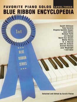 Paperback Blue Ribbon Encyclopedia Favorite Piano Solos: Level 3 (Blue Ribbon Series) Book