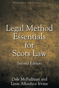 Paperback Legal Method Essentials for Scots Law Book