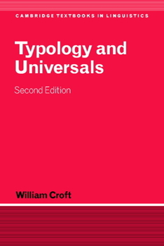 Paperback Typology and Universals Book
