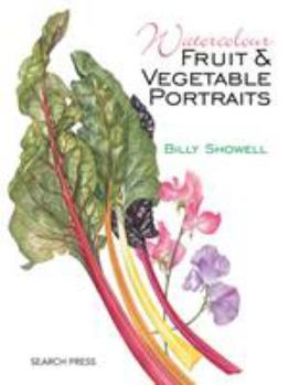 Paperback Watercolour Fruit & Vegetable Portraits Book