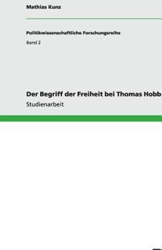 Paperback Der Begriff der Freiheit bei Thomas Hobbes [German] Book