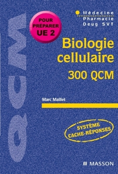 Paperback Biologie cellulaire 300 QCM: Pod [French] Book
