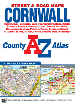 Paperback Cornwall A-Z County Atlas Book
