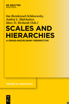 Paperback Scales and Hierarchies: A Cross-Disciplinary Perspective Book