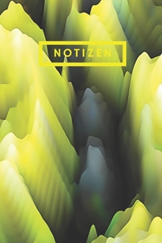 Notizen: Blanko Abstrakt Motiv Heft für Aufzeichnungen Lettering Handschrift zum Selbstgestalten | ein Tolles und Kreatives Geschenk (German Edition)