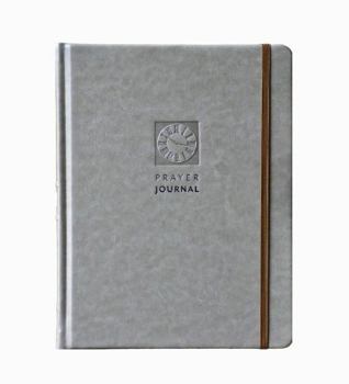 Leather Bound Every Moment Holy Prayer Journal-Grey Book