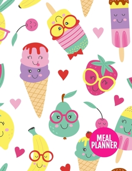 Meal Planner : Pretty Year 365 Daily - 52 Week Calendar Meal Planner Daily Weekly and Monthly for Track & Plan Your Meals Food Planning - Large 8. 5 X 11 Inch - 110 Pages - AXL 0009125