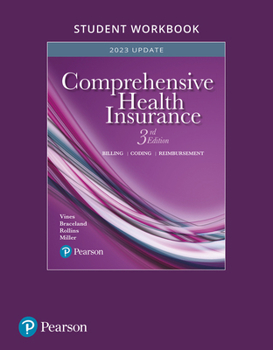 Paperback Student Workbook for Comprehensive Health Insurance: Billing, Coding, and Reimbursement Book