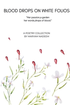 Paperback Blood Drops on White Folios Book
