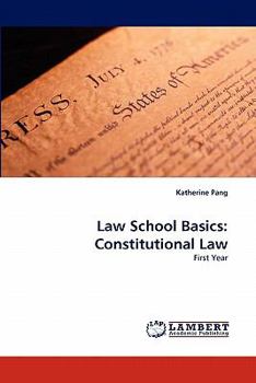 Paperback Law School Basics: Constitutional Law Book