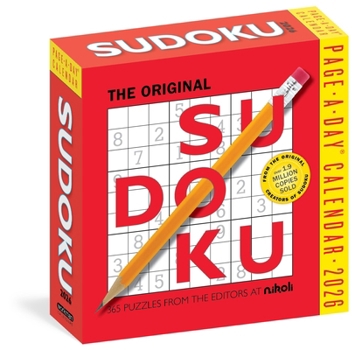 Paper Catalog Original Sudoku Page-A-Day(r) Calendar 2026: 365 Puzzles from the Editors at Nikoli Book