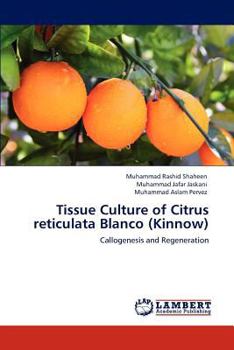 Paperback Tissue Culture of Citrus Reticulata Blanco (Kinnow) Book