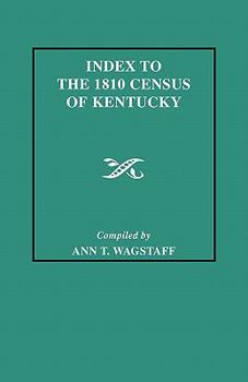 Paperback Index to the 1810 Census of Kentucky Book