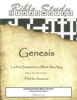 Paperback Crosswords Bible Study: Genesis Participant Book