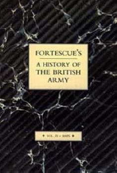 Paperback Fortescue's History of the British Army: Volume IV Maps Book