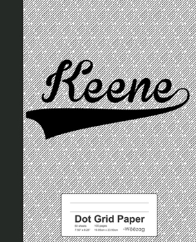 Paperback Dot Grid Paper: KEENE Notebook Book