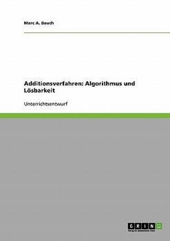 Paperback Additionsverfahren: Algorithmus und Lösbarkeit [German] Book
