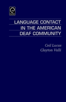 Hardcover Language Contact in the American Deaf Community Book