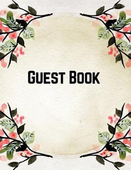 Paperback Guest Book: For Events, Wedding, Birthday, Anniversary. Party Guest Book. Free Layout. Use As You Wish For Names & Addresses, Sign Book