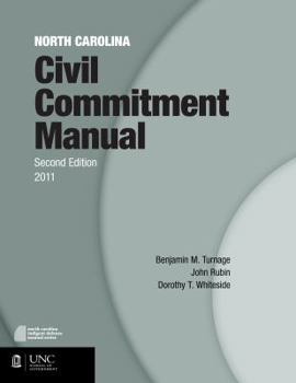 Paperback North Carolina Civil Commitment Manual Book