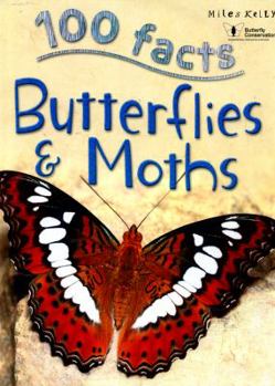 Paperback 100 Facts Butterflies & Moths Book