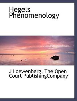 Paperback Hegels Phenomenology Book