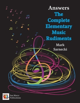 Paperback The Complete Elementary Music Rudiments Answers Book