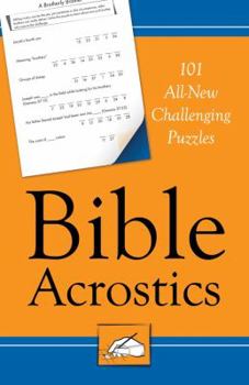 Paperback Bible Acrostics Book