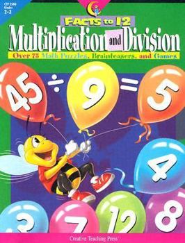 Paperback Multiplication and Division Facts to 12 Book