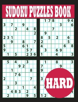 Paperback Sudoku Puzzle Book: Hard Sudoku Puzzle Book including Instructions and answer keys - Sudoku Puzzle Book for Adults Book