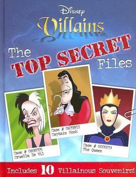 Hardcover Disney Villains the Top Secret Files Book