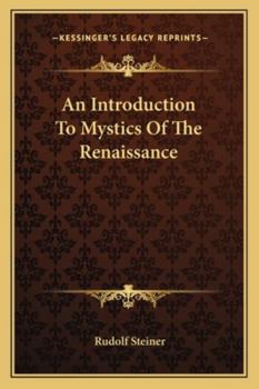 An Introduction To Mystics Of The Renaissance