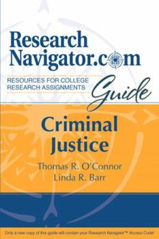 Paperback ResearchNavigator.Com Guide: Criminal Justice Book