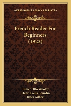 Paperback French Reader for Beginners (1922) Book