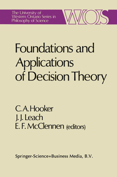 Paperback Foundations and Applications of Decision Theory Book