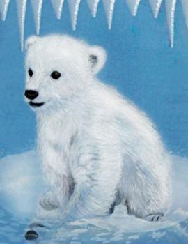 Paperback Polar Bear Notebook: 8.5 X 11 202 College Ruled Pages Book