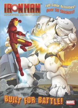 Paperback Built for Battle! (Marvel: Iron Man) (Full-Color Activity Book with Stickers) Book