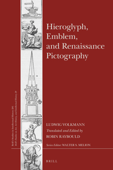 Hardcover Hieroglyph, Emblem, and Renaissance Pictography Book