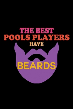 Paperback The Best Pool Players have Beards: 110 Game Sheets - SeaBattle Sea Battle Blank Games - Soft Cover Book for Kids for Traveling & Summer Vacations - Mi Book